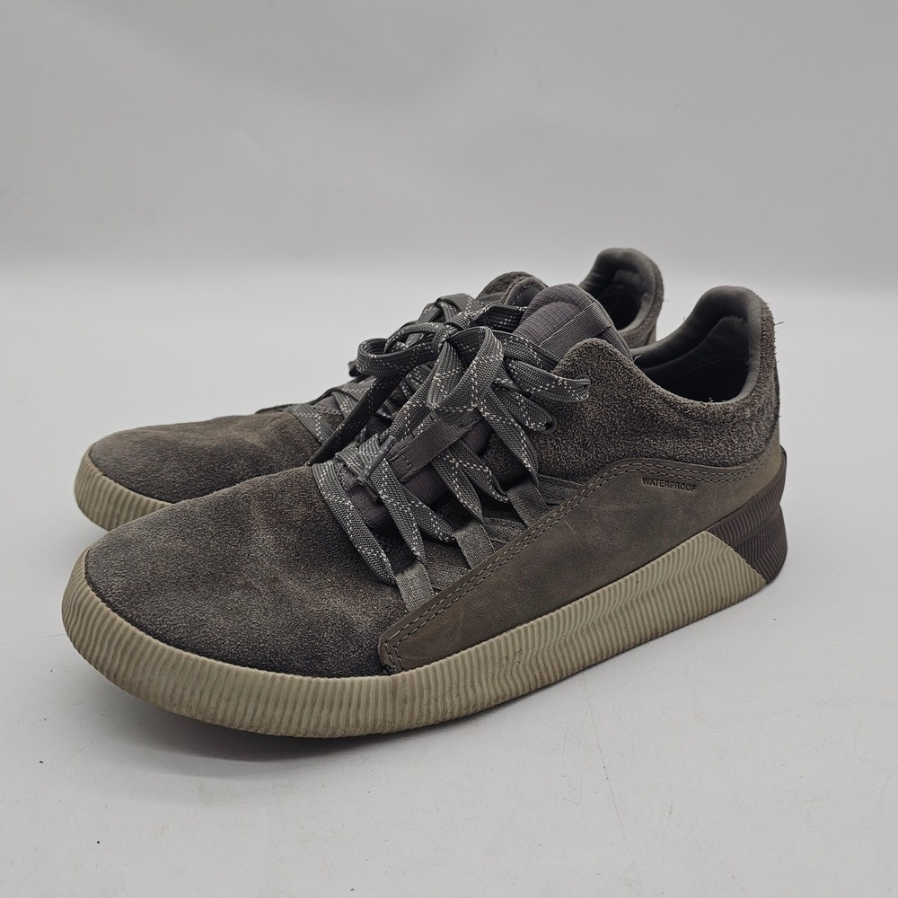 Sorel Out N About Plus Women Size 9.5β Gray Lace Up Waterproof Sneaker Shoes